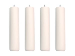 Pied de sommier 30 cm blanc