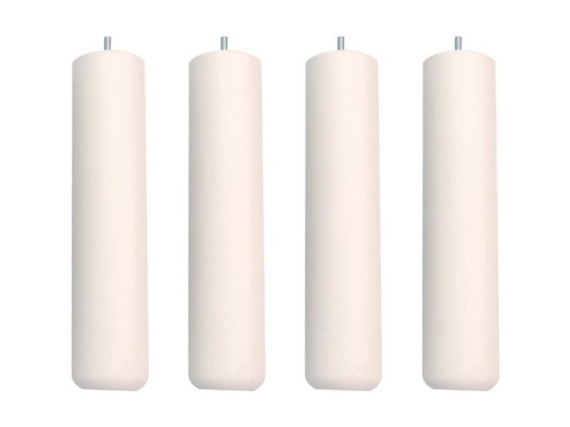 Pied de sommier 30 cm blanc