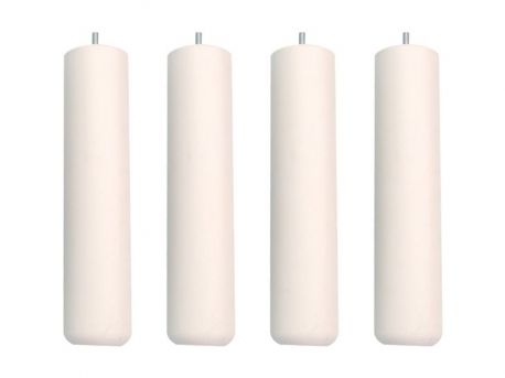 Pied de sommier 30 cm blanc