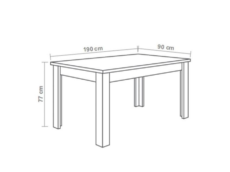 Table GRETA 190 marbre