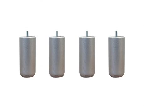 Pied de sommier 15 cm gris