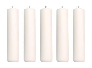Pied de sommier 30 cm blanc