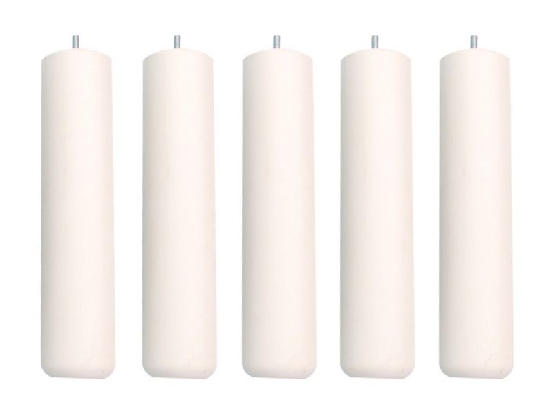 Pied de sommier 30 cm blanc