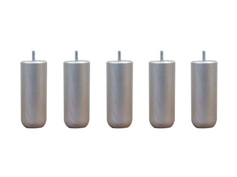 Pied de sommier 15 cm gris