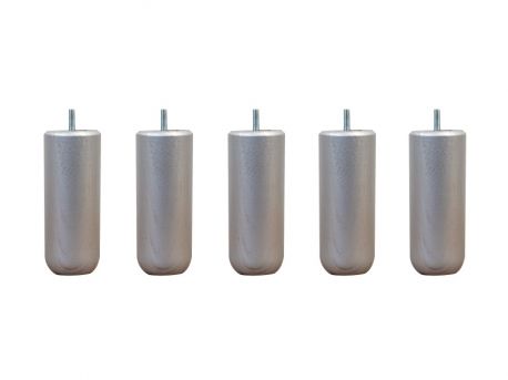 Pied de sommier 15 cm gris
