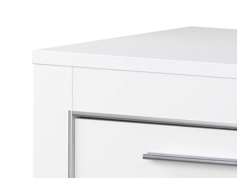 Buffet 4 Portes Blanc Marbre | Meubles Ubaud
