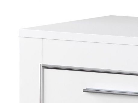 Buffet 4 Portes Blanc Marbre | Meubles Ubaud
