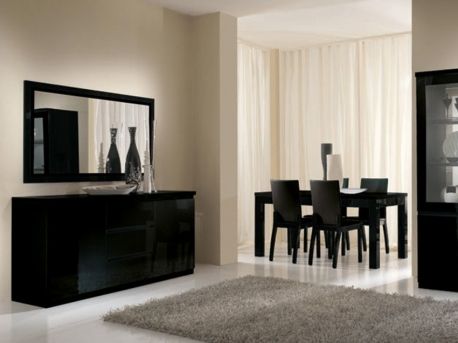 Buffet laqué blanc roma 2 portes | Meubles Ubaud