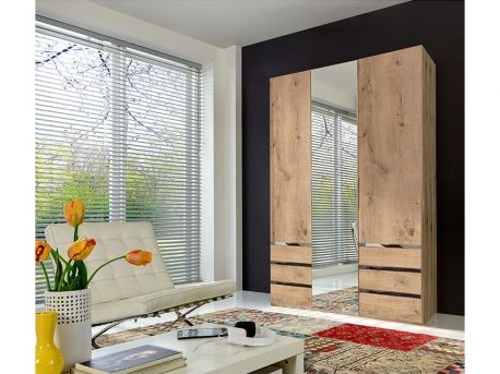 Armoire Blanche 3 Portes et Miroir | Meubles Ubaud