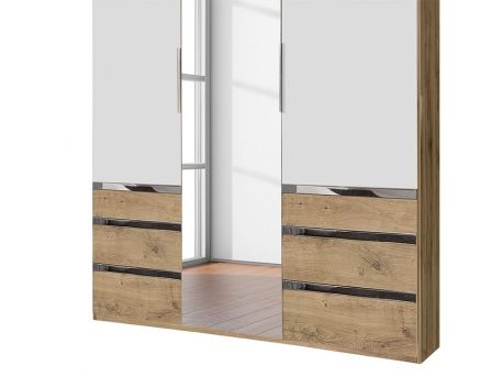 Armoire Blanche 3 Portes et Miroir | Meubles Ubaud