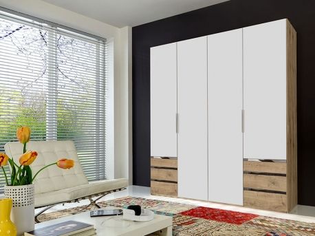 Armoire Blanche 4 Portes | Meubles Ubaud