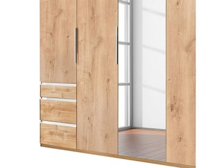 Armoire Blanche 5 Portes et Miroir | Meubles Ubaud