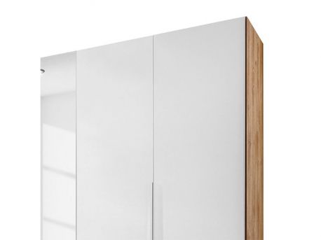 Armoire Blanche 5 Portes et Miroir | Meubles Ubaud