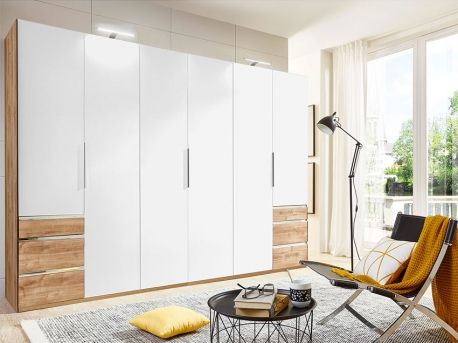 Armoire Blanche 6 Portes Level | Meubles Ubaud