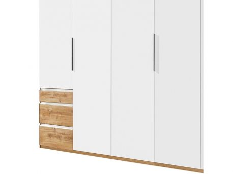 Armoire Blanche 6 Portes Level | Meubles Ubaud
