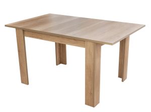 Table à rallonge Jork Chêne 115-150 cm ouverte