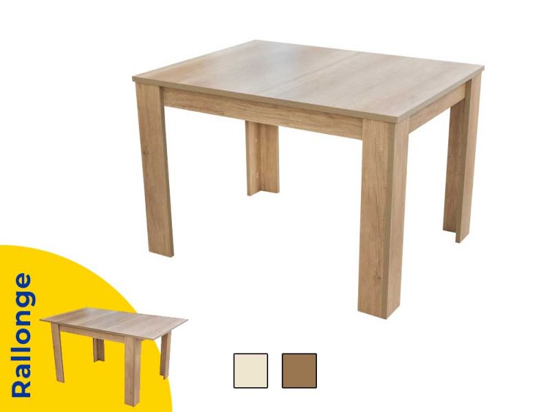 Table à rallonge Jork 115-150 cm