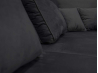 Canape d'angle Class Noir
