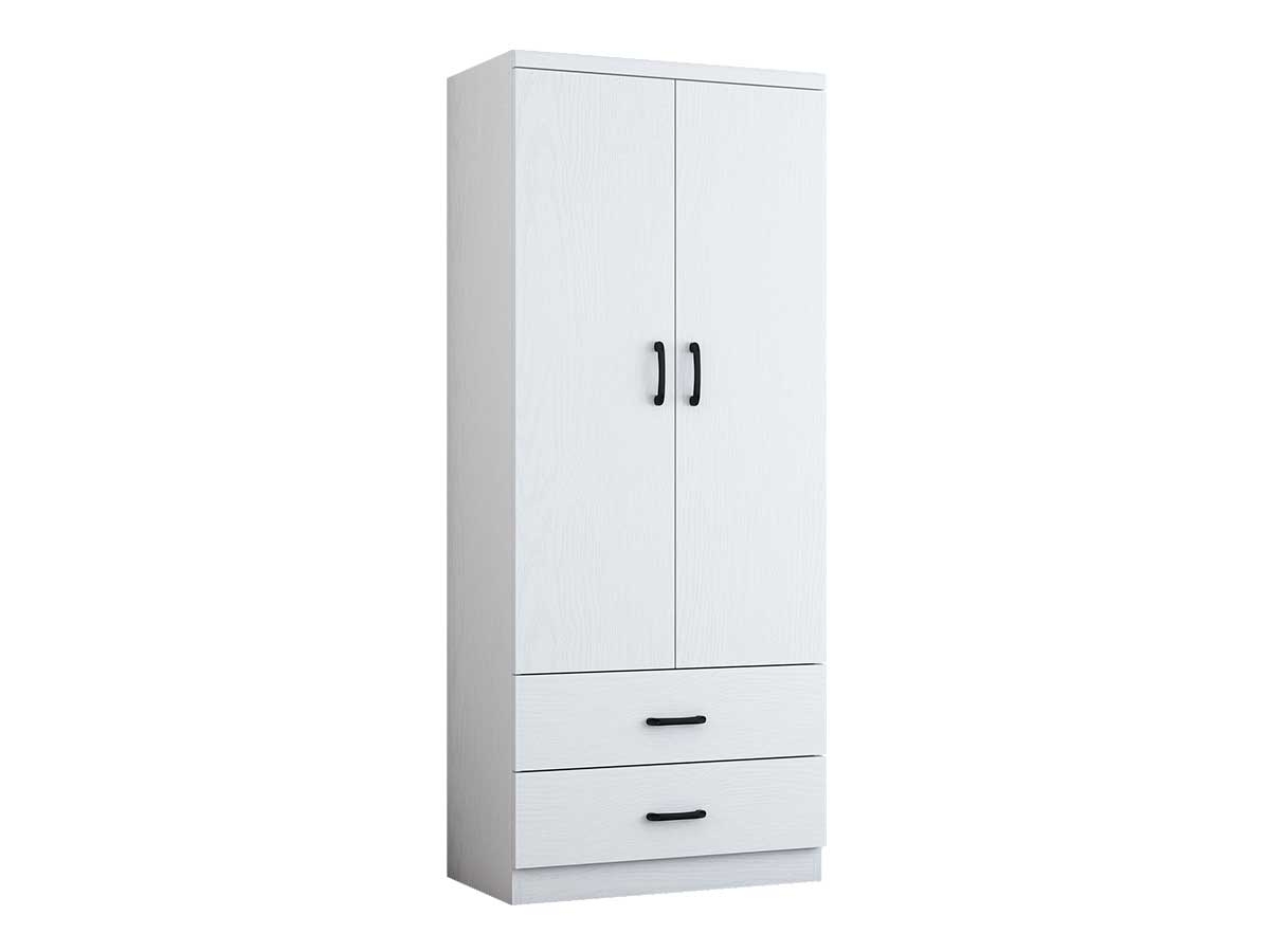 Armoire 2 Portes Valentina Blanc