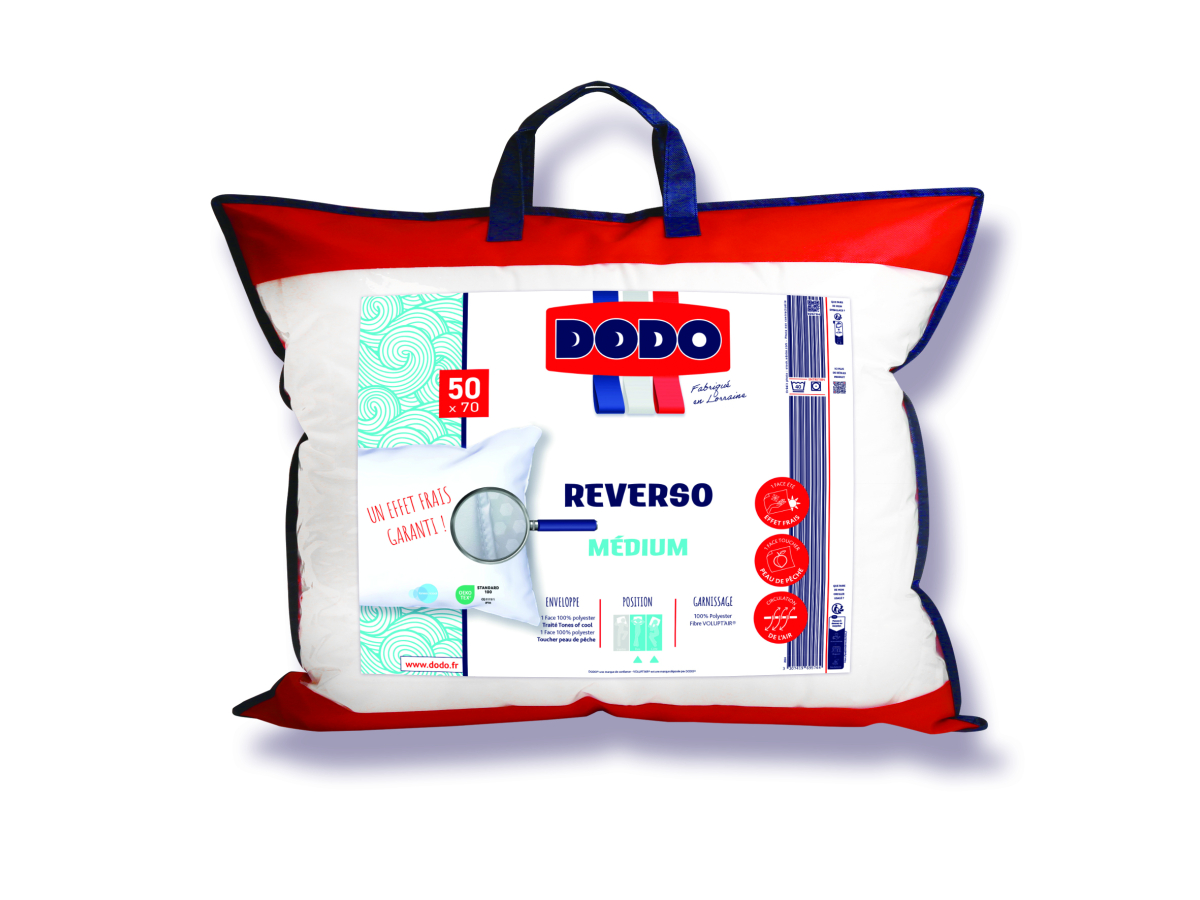 Oreiller Dodo Reverso 50 x 70 cm pas cher | Meubles Ubaud