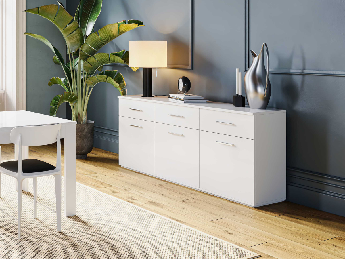 Buffet 3 Portes 210 cm Venere pas cher l Meubles Ubaud