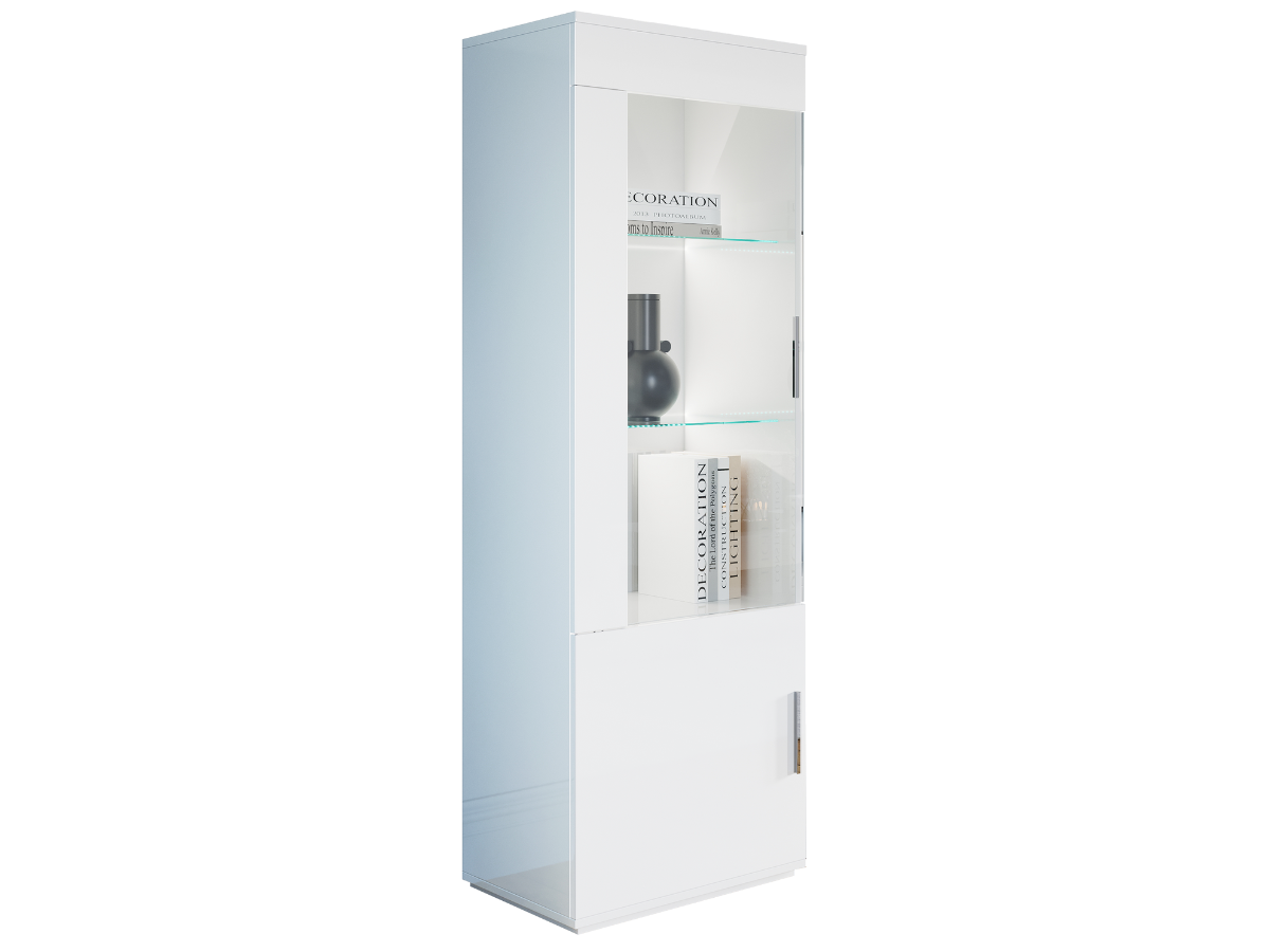 Meuble Vitrine 1 Porte Venere pas cher l Meubles Ubaud