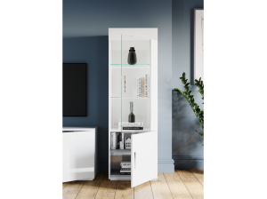 Meuble Vitrine 1 Porte Venere pas cher l Meubles Ubaud