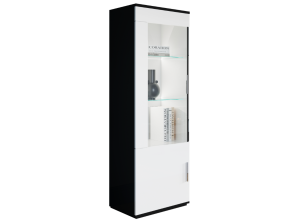 Meuble Vitrine 1 Porte Venere pas cher l Meubles Ubaud