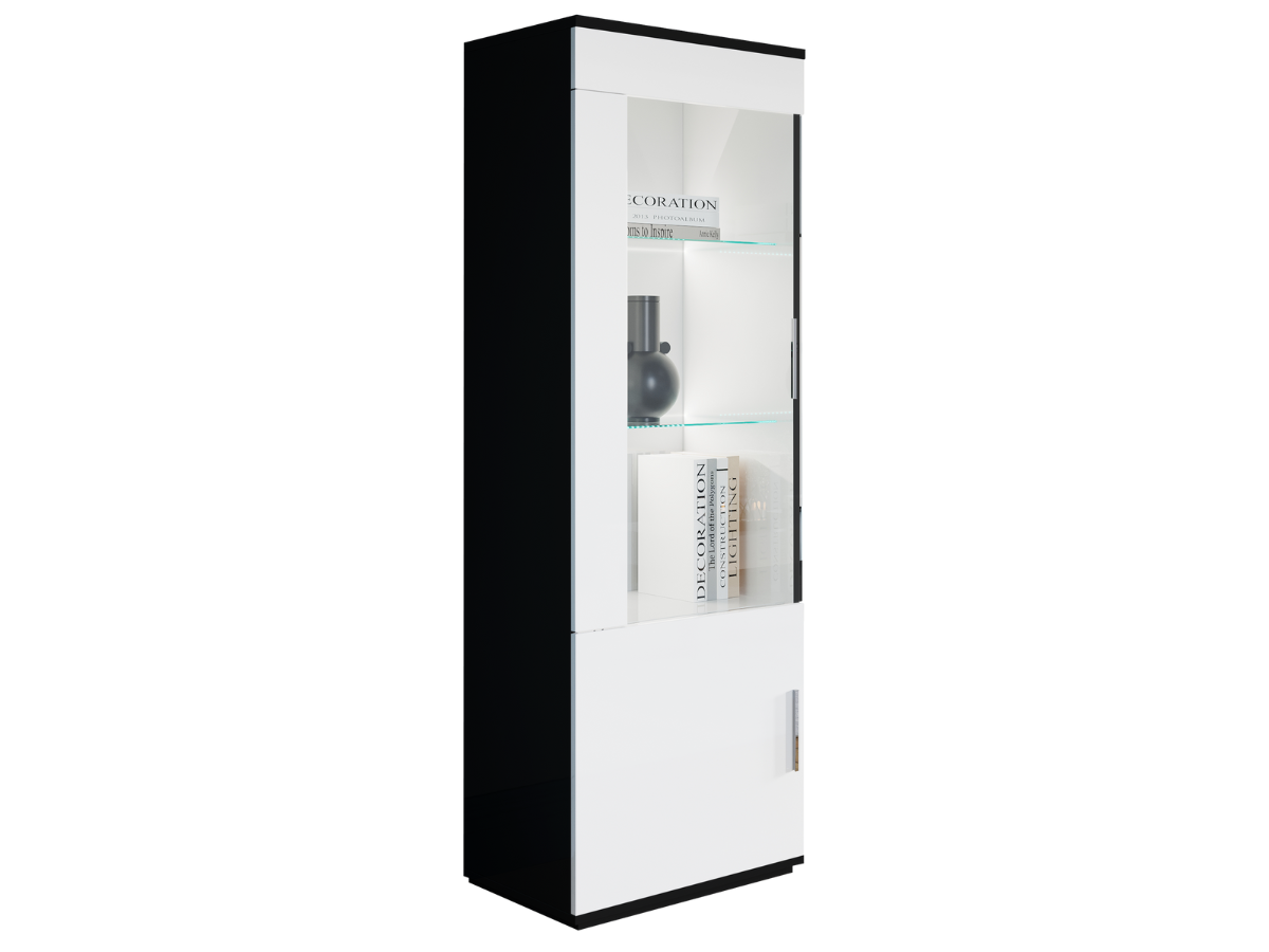 Meuble Vitrine 1 Porte Venere pas cher l Meubles Ubaud