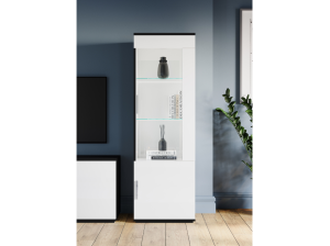 Meuble Vitrine 1 Porte Venere pas cher l Meubles Ubaud