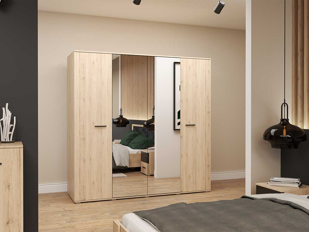 Armoire Bari chêne | Meubles Ubaud
