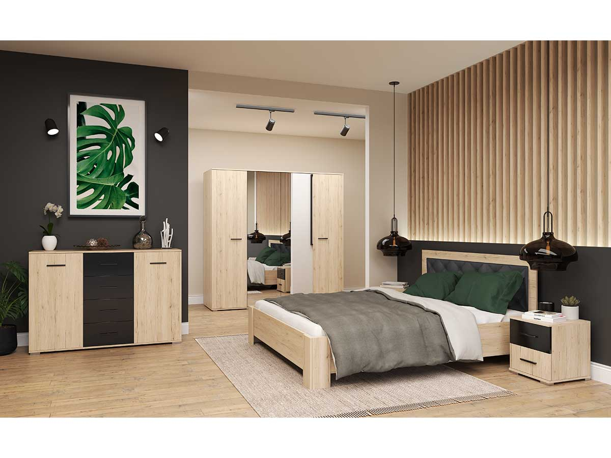 Armoire Bari chêne | Meubles Ubaud