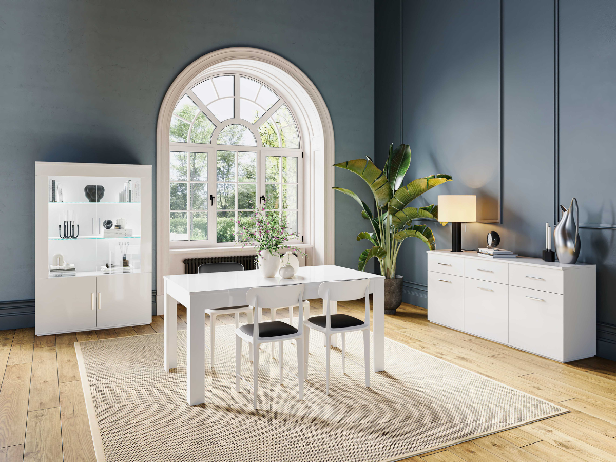 Meuble Vitrine 2 Portes Venere pas cher l Meubles Ubaud
