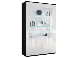 Meuble Vitrine 2 Portes Venere pas cher l Meubles Ubaud