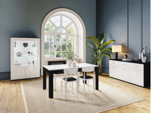 Meuble Vitrine 2 Portes Venere pas cher l Meubles Ubaud