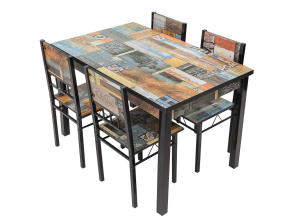 Ensemble table 4 chaises Omaha | Meubles Ubaud