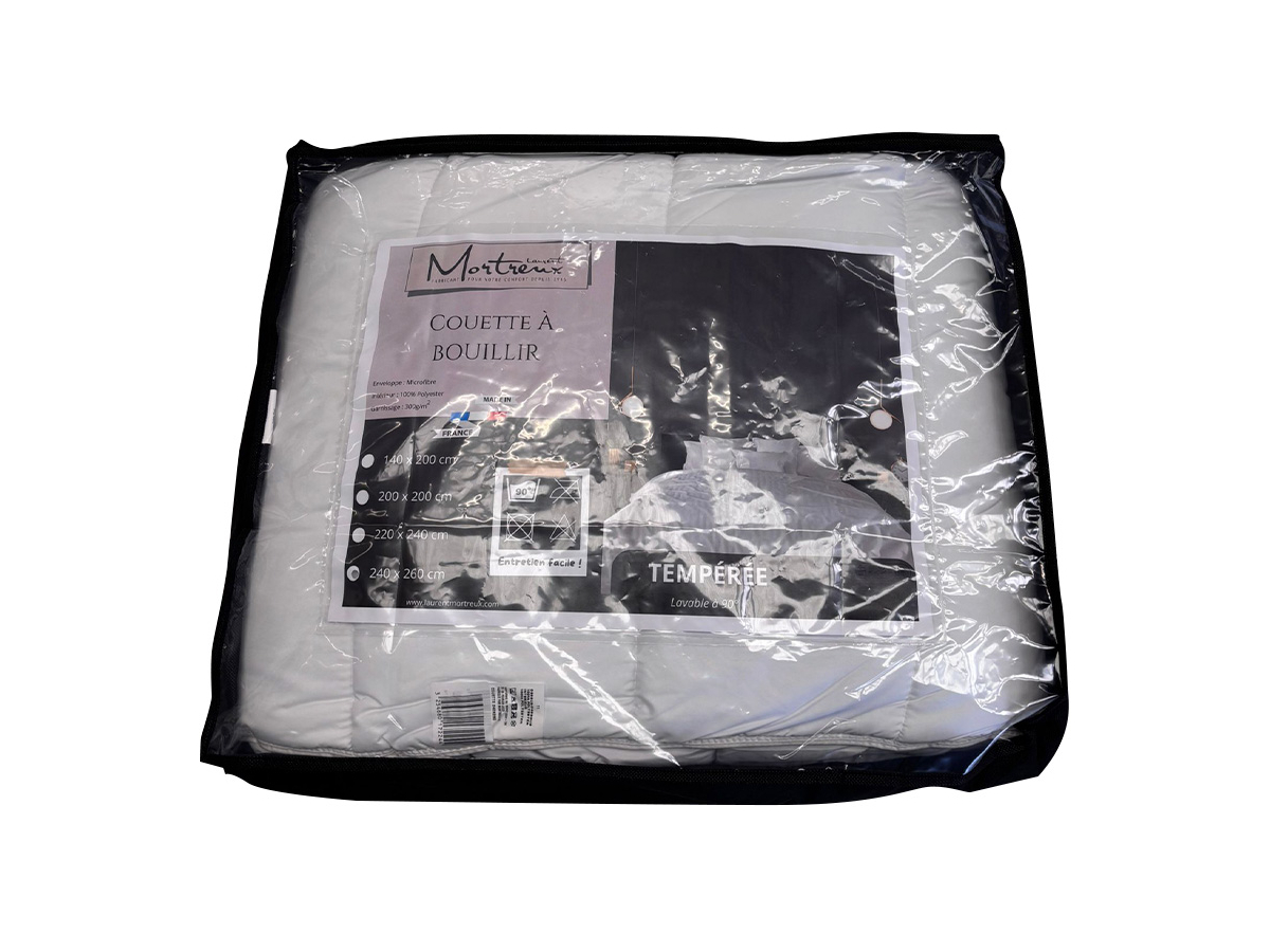Couette 1 place - A bouillir Tempérée 300g - CRYSTAL| Meubles Ubaud