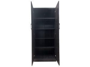 Armoire 2 portes Elsa noire