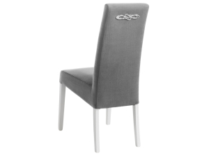 Chaise Creta Similicuir gris