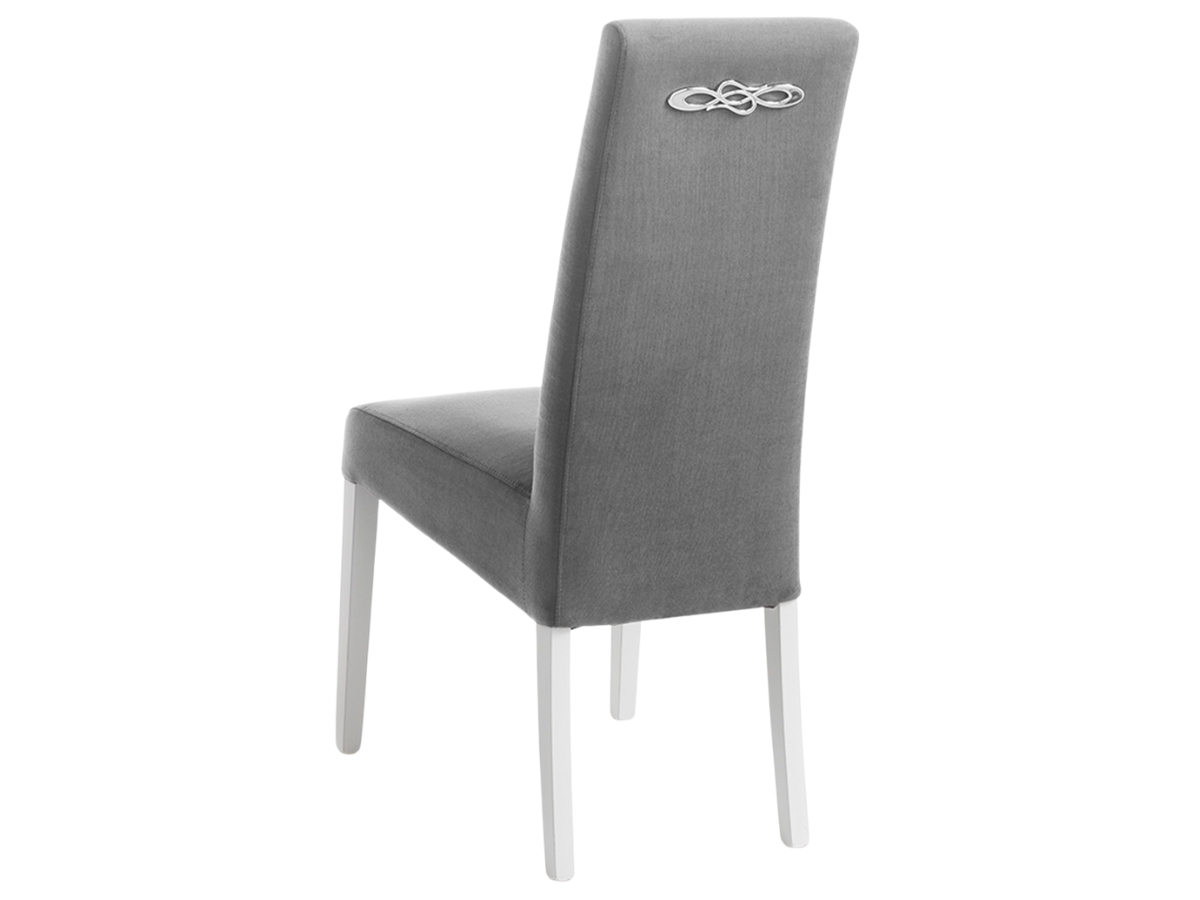 Chaise Creta Similicuir gris