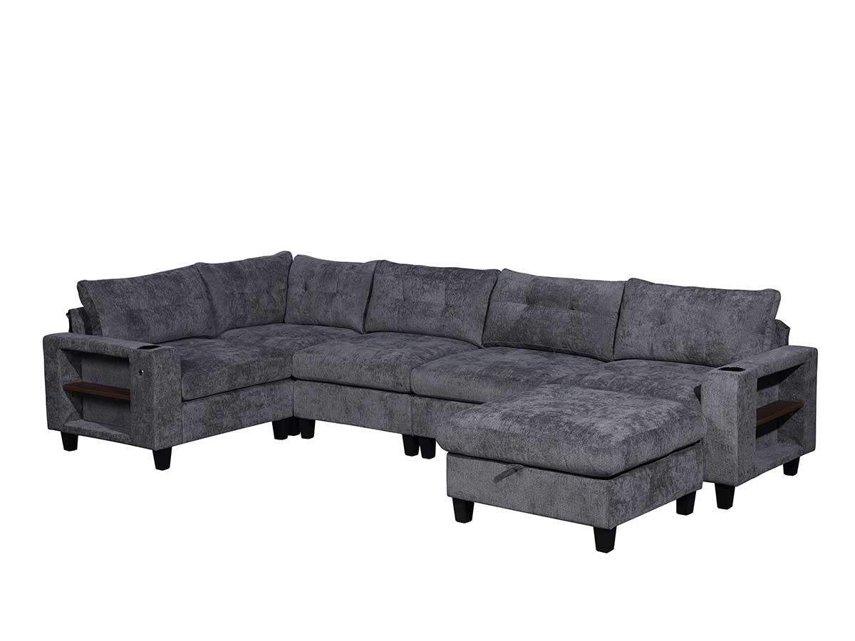 Canapé d'angle Selena - Gris | Proconfort