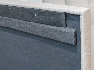 Tête de lit REMY - 1 place / Gris uni