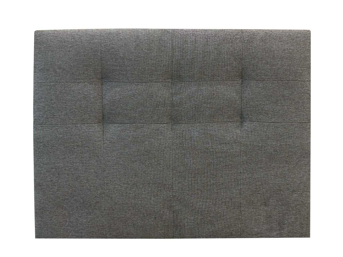 Tête de lit REMY - 2 places / Gris capitonner | Proconfort
