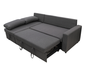Canape convertible Emy gris | Meubles Ubaud