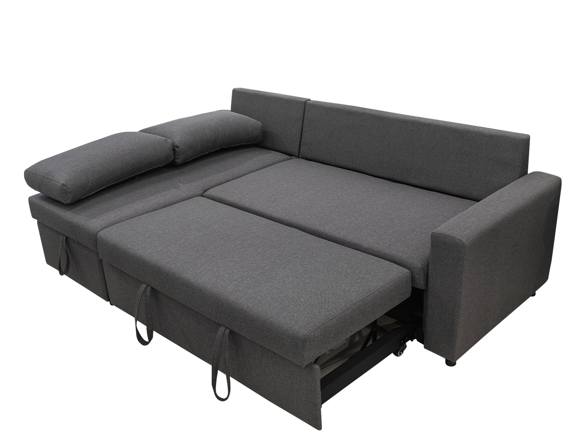 Canape convertible Emy gris | Meubles Ubaud