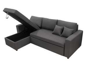 Canape convertible Emy gris | Meubles Ubaud