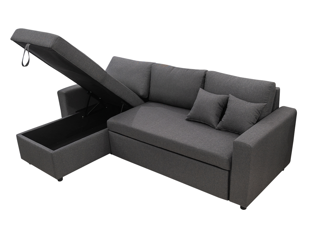 Canape convertible Emy gris | Meubles Ubaud