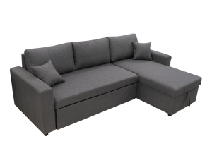 Canape convertible Emy gris | Meubles Ubaud