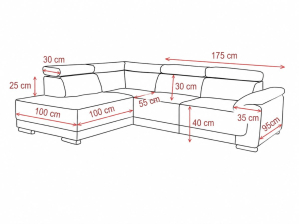 Canapé-d'angle-gauche-dimensions-Roma-Proconfort