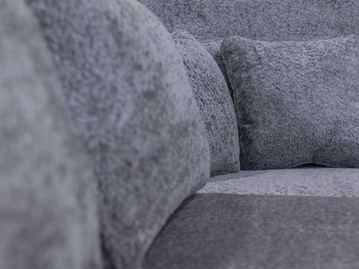 Canape d'angle pas cher noir| Meubles UBAUD